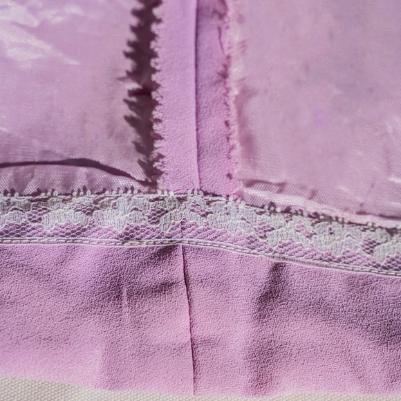 60s does Edwardian Purple Vintage Dress - Picture 9 of 10